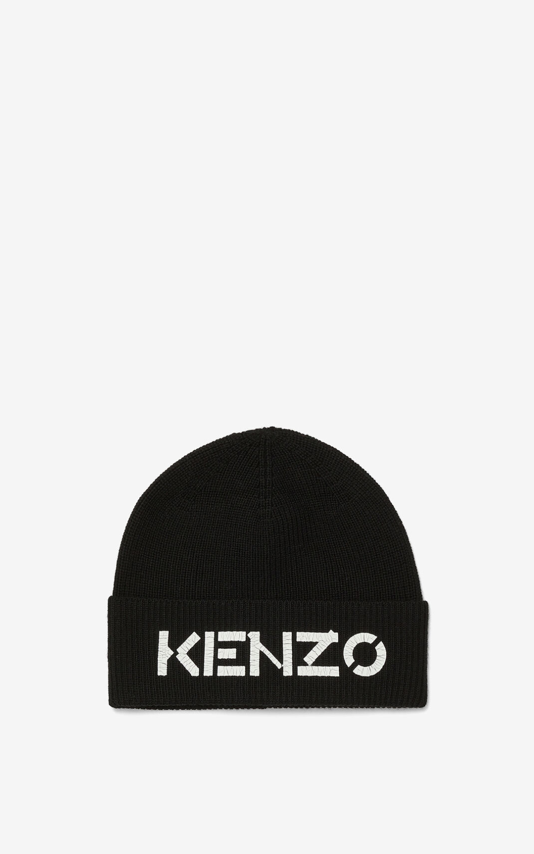 Kenzo Logo knit Beanie Heren Zwart | 71245GKXH